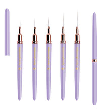 Load image into Gallery viewer, Battie Eyeliner brush set (6mm,8mm,12mm,15mm,25mm.)