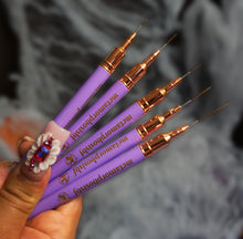 Load image into Gallery viewer, Battie Eyeliner brush set (6mm,8mm,12mm,15mm,25mm.)