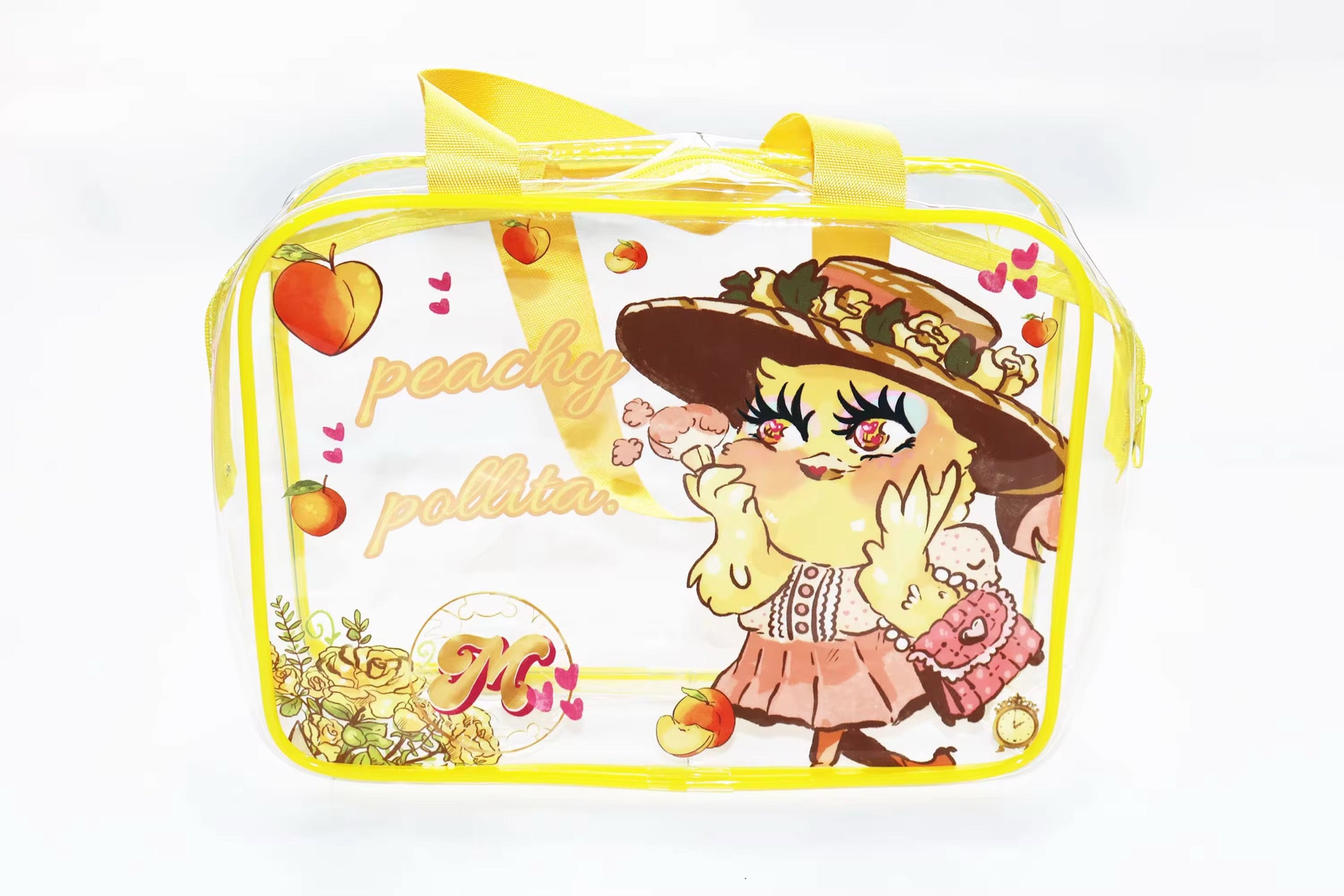 Peachy Pollita Makeup Bag.