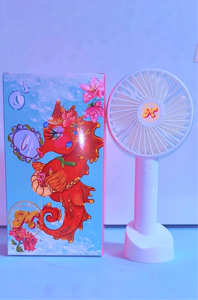I’m your fan, handheld fan.