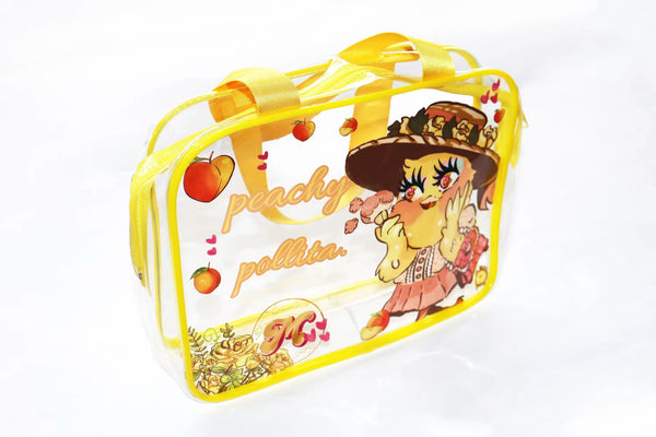 Peachy Pollita Makeup Bag.