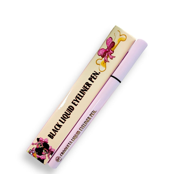 Croqueta Black liquid eyeliner pen.