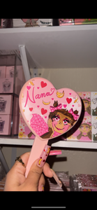 Nana heart face Mirror